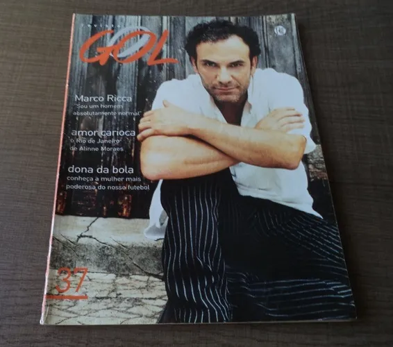 Revista Gol Abril 2005 Capa Marco Ricca. Para Colecionadores. 