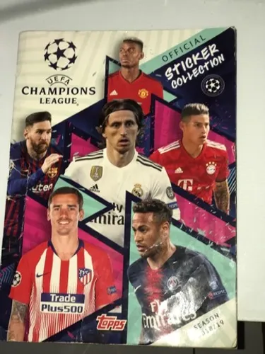 Álbum de figurinhas UEFA 2018/19 - incompleto