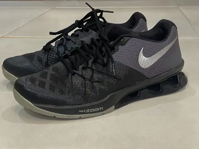 Tenis Original Nike Zoom Reax Cinza e Preto Masculino 42 