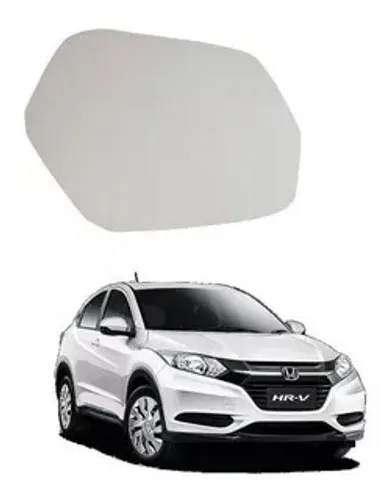 Lente Retrovisor Honda HRV 2016 à 2022 - L Esquerdo - Lente C/ Placa - Metagal