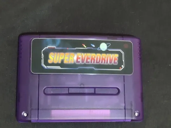 Fita Cartucho Everdrive Snes Flashcard Para Super Nitendo Com Varios Jogos
