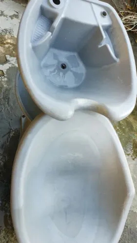 Lavatório cinza