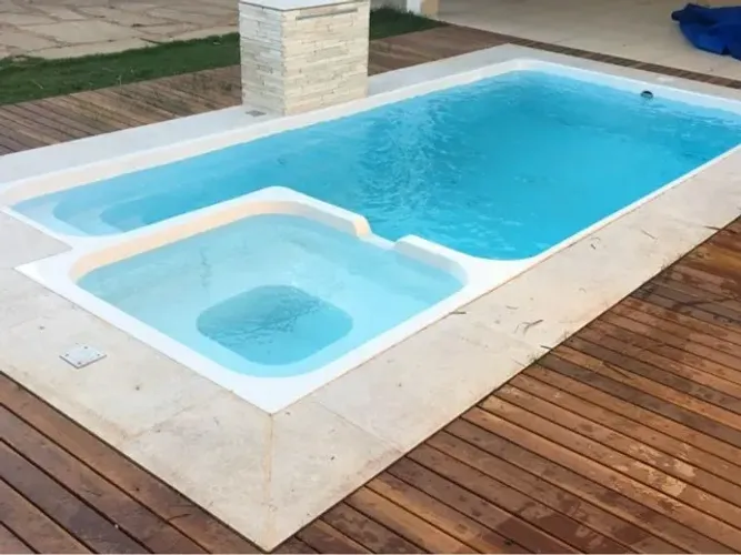 Piscina de Fibra em 10x