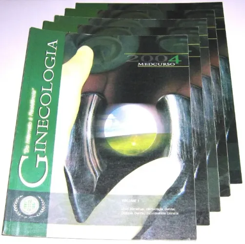 5 Apostilas Livros Medcurso Medgrupo Ginecologia 2004 Internato Residência Edit. Frattari