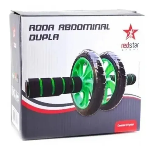 Roda Abdominal Dupla Redstar Elc07005 30x13cm