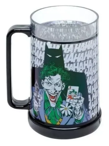 caneca chopp gel 450ml DC coringa e Batman Shandon urban 