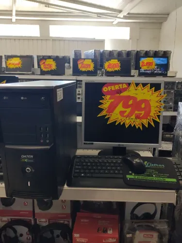 Computador Completo monitor 17 polegadas CPU Pentium 4gb 320 HD