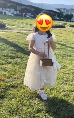 Vestido daminhas de honra/ noivinha 4anos e 5anos