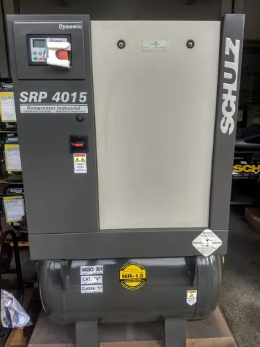 Compressor de Parafuso SRP 4015 15HP 230L 51pcm Trifásico com garantia