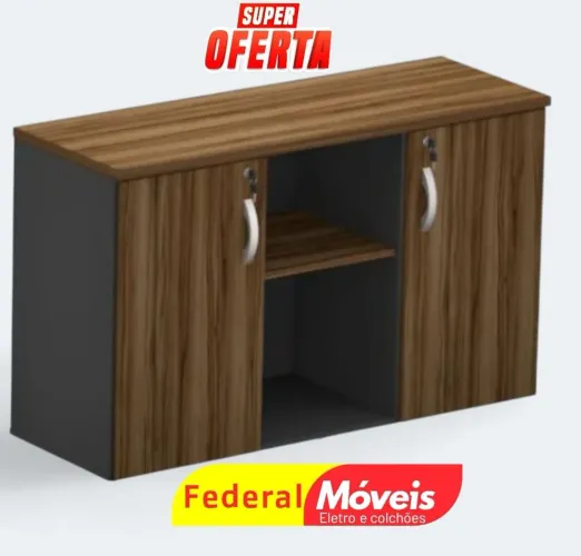 Armário Baixo para Escritório - 0,75x1,32x0,42 | Novo e Funcional