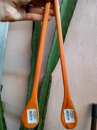 Kit Mini Colheres de Madeiras Artesanais