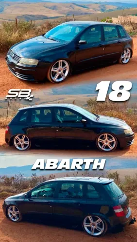 Roda aro 18 Fiat Stilo Abarth prata novas