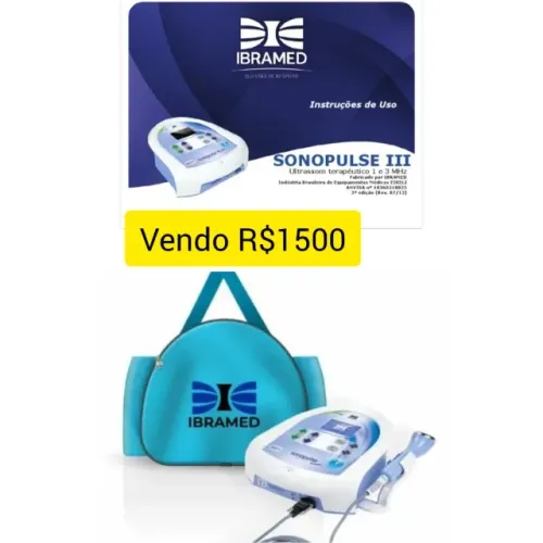 vendo ultrassom ibramed 1 e 3 mhz