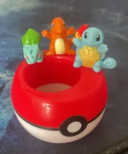 Miniaturas Iniciais Pokémon Guaraná Caçulinha Anos 2000 03und+ 01 pokebola