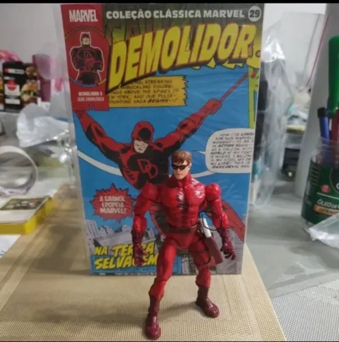 Boneco Demolidor Variante Marvel Legends Face Off Daredevil vs Rei do Crime Kingpin