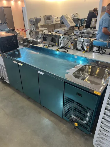 Balcão de serviço 2m refrigerado com pia novo pronta entrega 