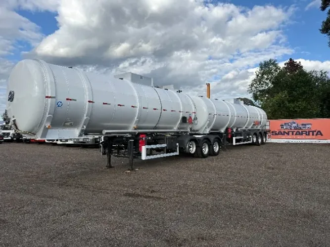 Rodotrem 6 Eixos Tanque de Alumínio Biasi 3X3 2018 Para 67 M³ Revisado Sem Pneus