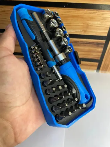 Jogo Chave Fenda Catracada Bits Soquetes Sextavado Kit 41 Pç an2