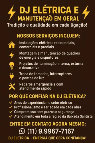 Eliminação com falha ? Quadro de Disjuntores Travado? Chama a DJ Elétrica!