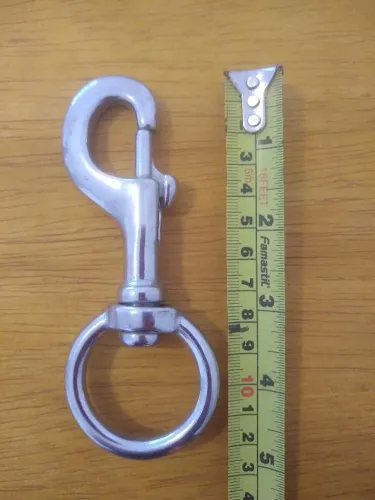 Mosquetão em Aço Grande - 12,5 cm