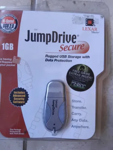 Pen Drive Lexar JumpDrive Secure 1GB