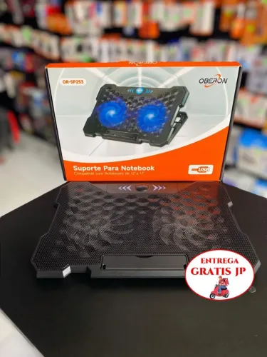 SUPORTE PARA NOTEBOOK COM COOLER