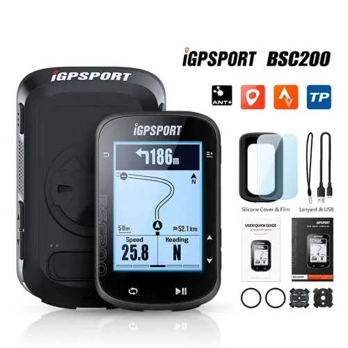 Ciclocomputador iGPSPORT BSC200; negociamos preço GPS e ANT+