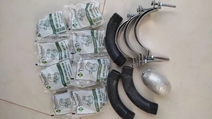 Kit de Instalação Elétrica - Abraçadeiras, Canos e Conexões