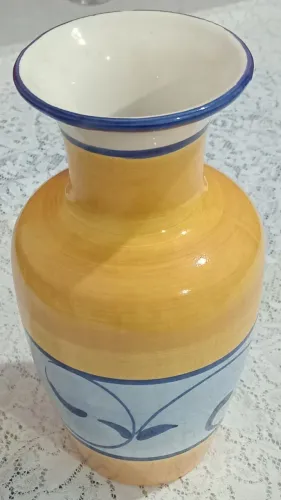 VASO DE LOUÇA DECORATIVO JAPONÊS