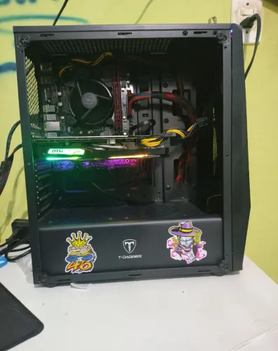 PC Gamer com placa de vídeo MSI 1660 Super gaming x 6gb