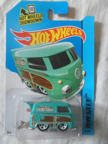 Miniatura Hot Wheels Kool Kombi verde 2015 novo no blister