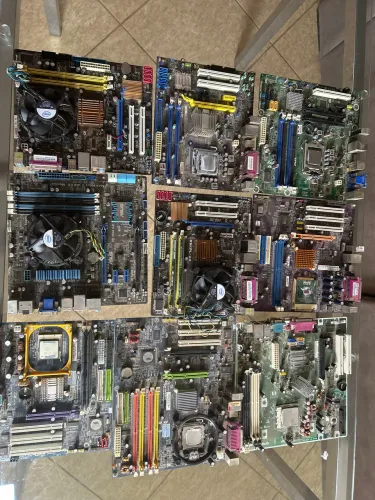 Placa mãe DDR 2 e DDR 3 com processador 