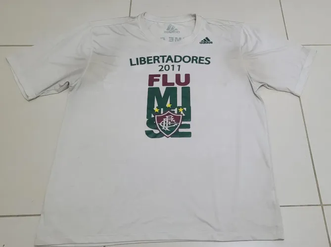 Camisa oficial Fluminense Adidas libertadores 2011 time de Guerreiros
