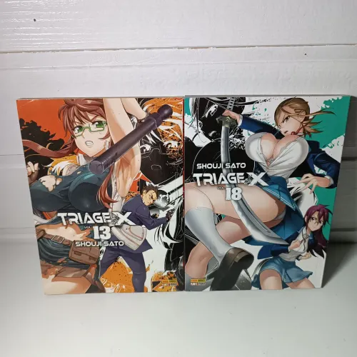 Mangás Triage X Vol. 13 e 18