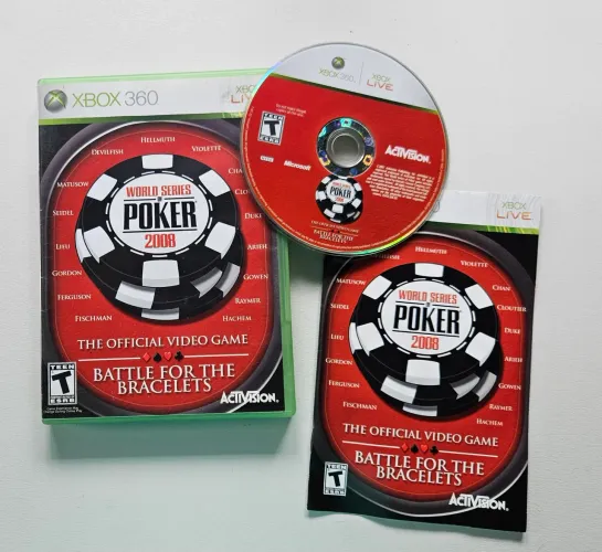Jogo World Series of Poker 2008 para Xbox 360