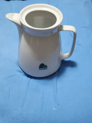Jarro de Porcelana Pão de Açúcar Branco para Café