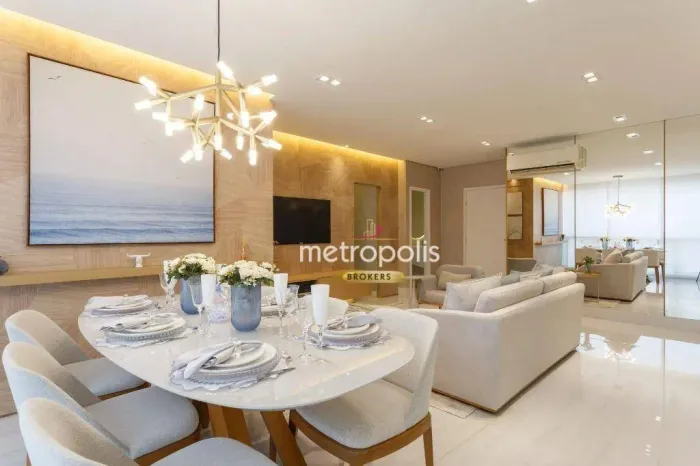 Apartamento à venda, 117 m² por R$ 1.287.500,00 - Vila Assunção - Santo André/SP