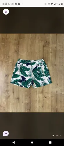 Shorts alfaiataria de linho da Hering tamanho 38