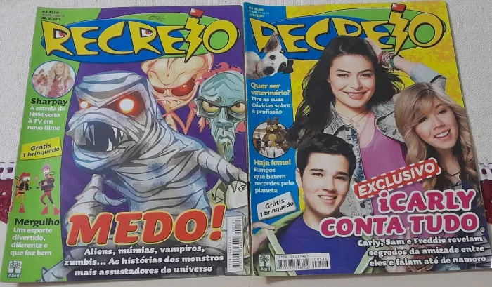 Revista Recreio - Edição Especial Medo & iCarly