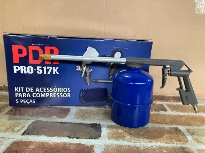  Kit acessórios para compressor 5 peças - A pronta entrega!!!