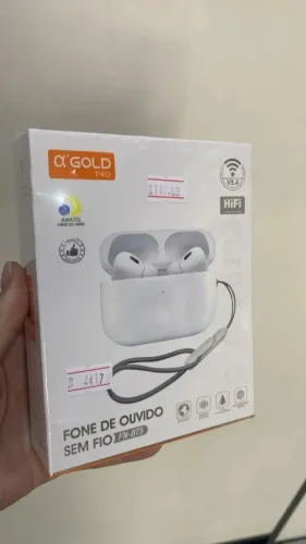 Fone De Ouvido Bluetooth Sem Fio Agold Com Caixa Carregadora  Fn-bt5 -Loja Coimbra Entrega