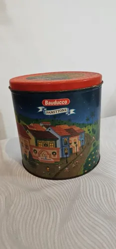 Lata Panetone Bauducco Antiga Anos 1990