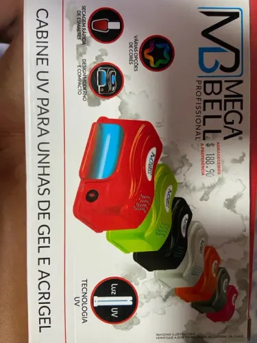 Cabine UV para Unhas de Gel e Acrigel - Mega MBell