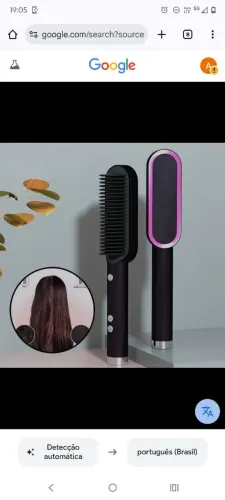 Escova Alisadora 3 em 1 - NOVA