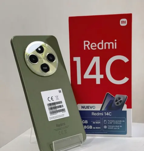 Smartphone Xiaomi Redmi 14C -256GB+8GB RAM - Câmera 50MP- Passamos Cartão em até 18x 
