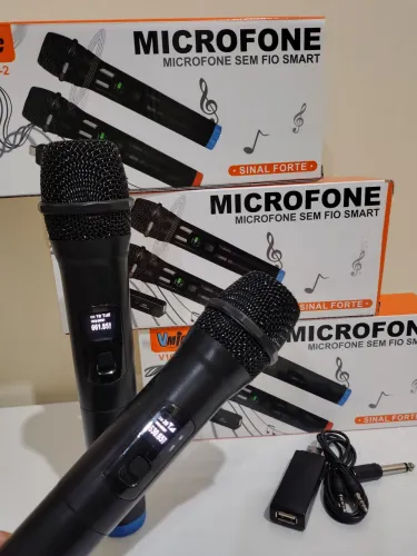 Microfone dupla