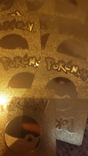 Cartas Pokemon Douradas