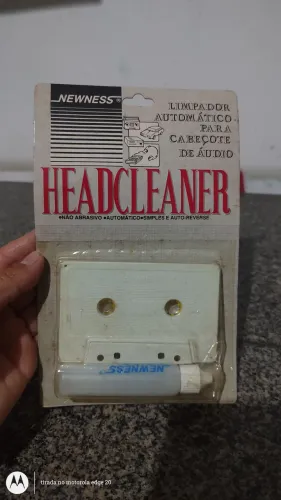 Limpador de cabeçote de áudio K7