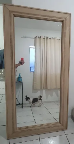 Espelho retangular GRANDE. Não aceito pagamento pela OLX, compra/venda somente presencial 