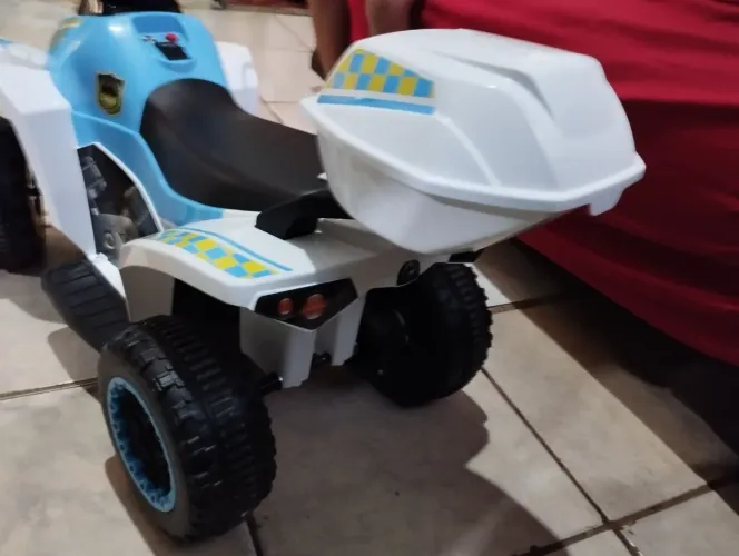 Mini Quadriciclo Elétrico Infantil - Polícia